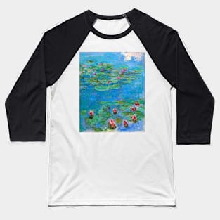 Water Lilies by Claude Monet Baseball T-Shirt